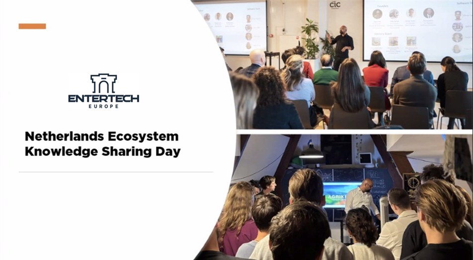 Netherlands Ecosystem Knowledge Sharing Day — Entertech Europe event with speakers and participants